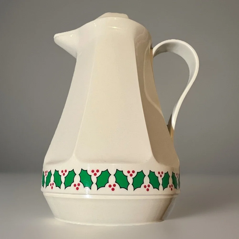Thermos Coffee Butler Carafe 4308 Holiday Tree Design 32oz Vintage Serving Party
